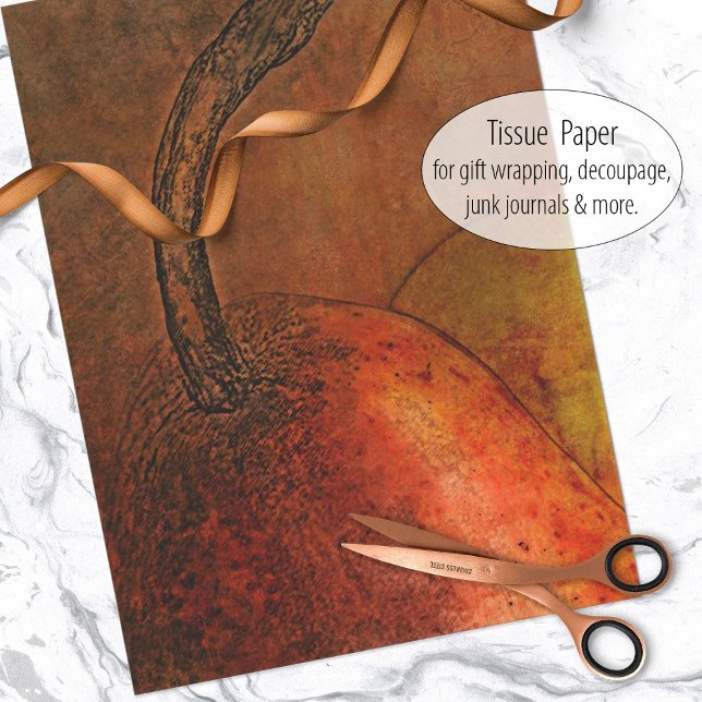 Einzelpear Fruchtmalerei Seidenpapier (Von Creator hochgeladen)