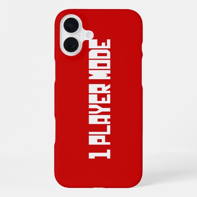 Einzelspieler-Modus iPhone 16 Plus Hülle (Rückseite)