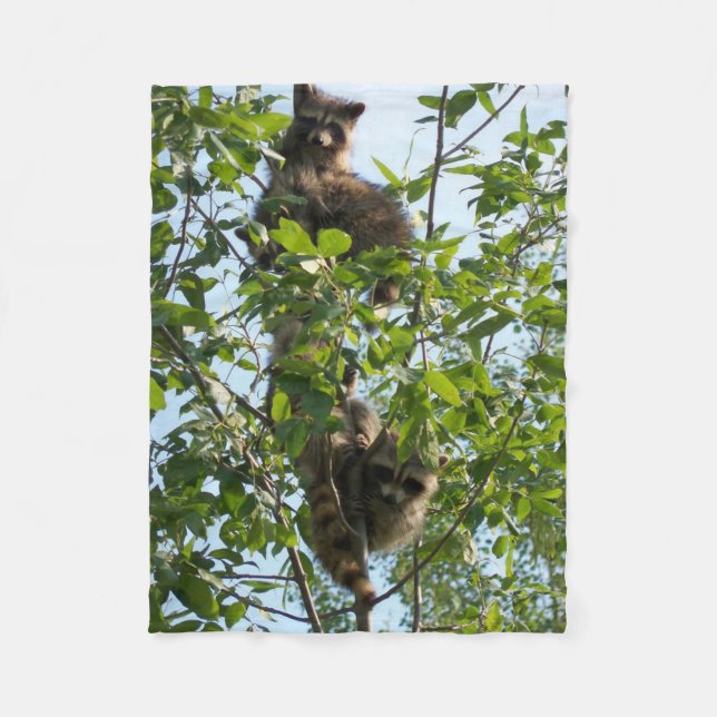 Einzelteil, das niedliche wild lebende Tiere Fleecedecke (Vorderseite)