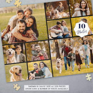 Einzigartig 10 FotoCollage Einfach Schwarz