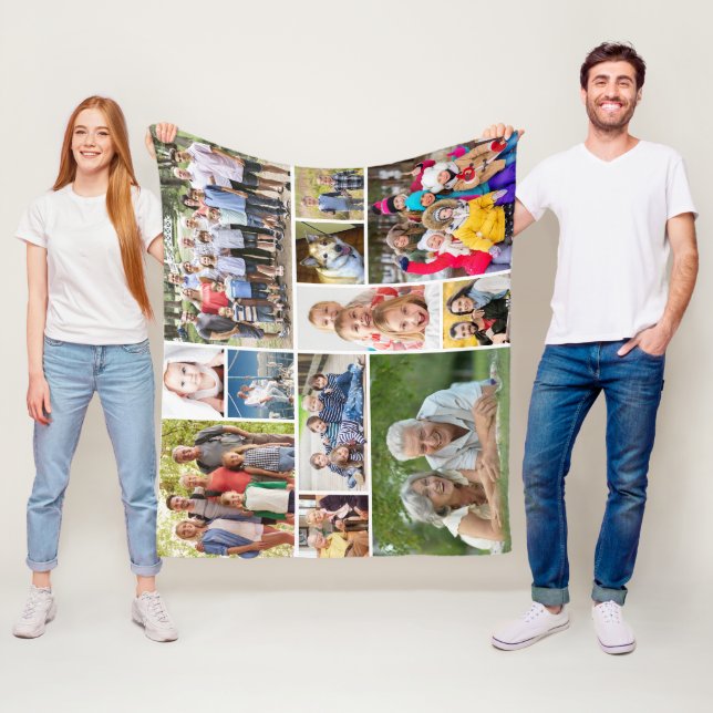 Einzigartig 12 Foto Collage Minimalistisch Einfach Fleecedecke (Beispiel)