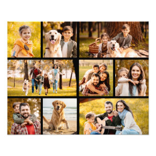 Einzigartig 9 FotoCollage Minimalistisch Einfach S Fotodruck