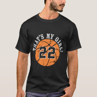 Einzigartig, das ist meine Girl 22 Basketball Mama T-Shirt