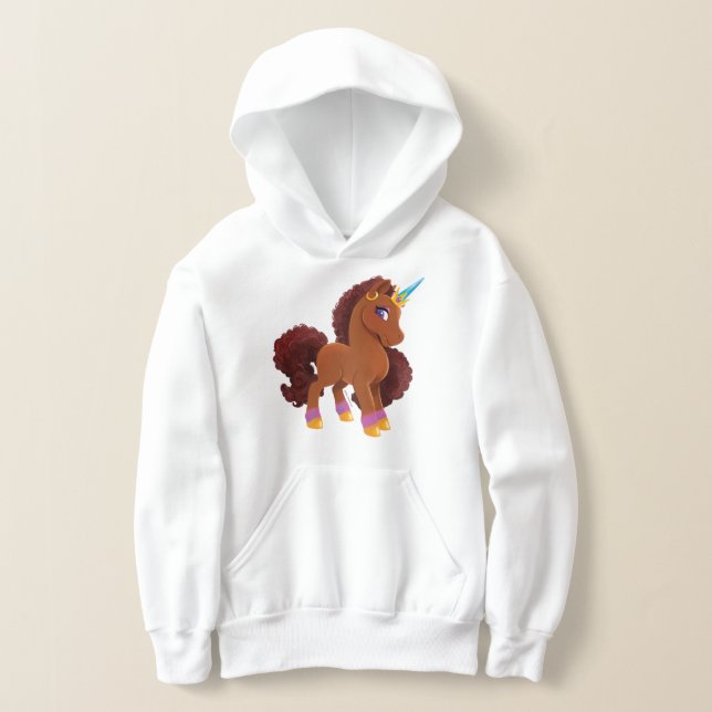 Einzigartig die Stehende Stolz des Einhorns Hoodie (Ablage )