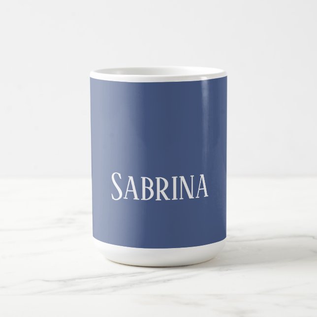 Einzigartig elegant Schlicht Kaffeetasse (Mittel)
