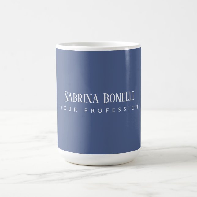 Einzigartig elegant Schlicht Kaffeetasse (Mittel)