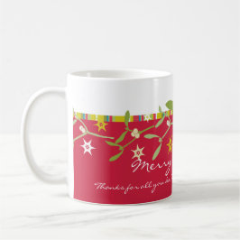 Einzigartig entworfene Weihnachten Dank an die Tas Tasse