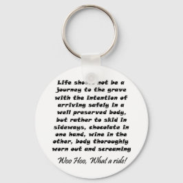 Einzigartig lustig über den Hügel Geburtstagsgesch Schlüsselanhänger