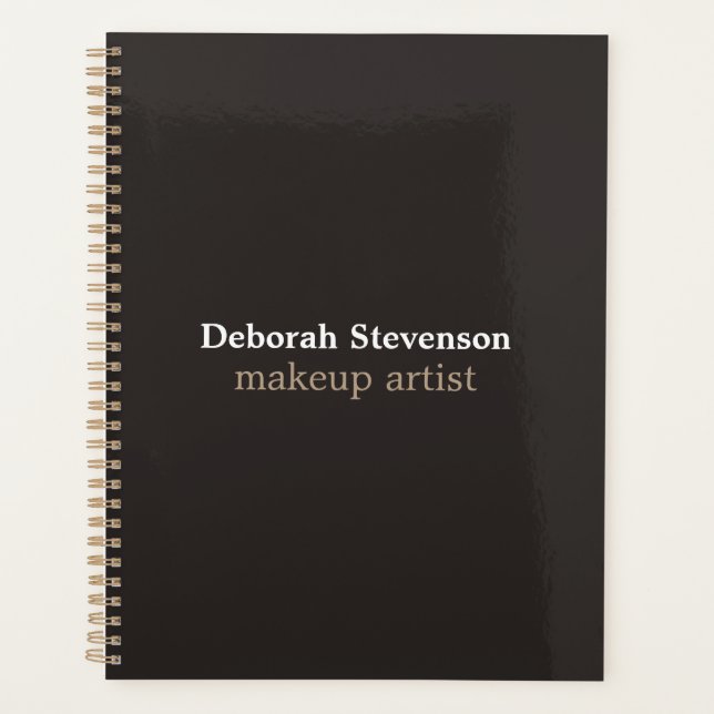 Einzigartig Moderne Graue Angewohnheit Planer (Vorderseite)