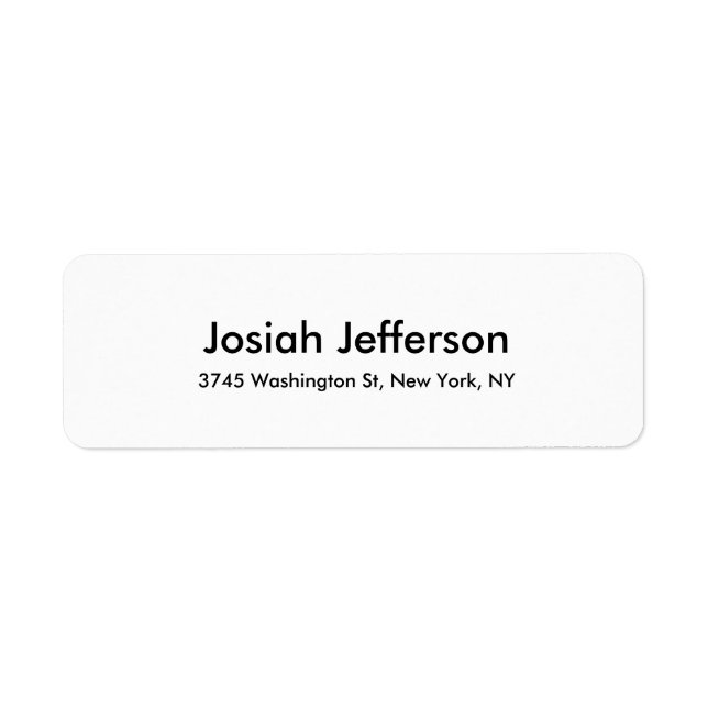 Einzigartig Moderne, kreativ Schlicht Schwarz & We (Vorne)