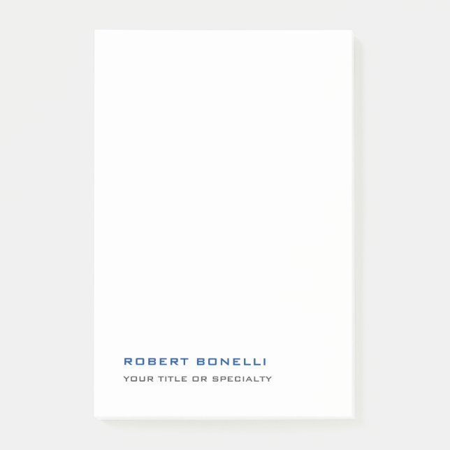 Einzigartig Moderne Premium Perle Minimalistisch Post-it Klebezettel (Vorderseite)