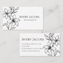 Einzigartig Moderne Schwarz-Weiß-Boho-Flora