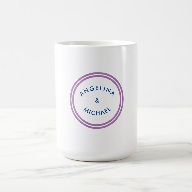 Einzigartig Modernes Minimalistisches Schlicht Kaffeetasse (Mittel)