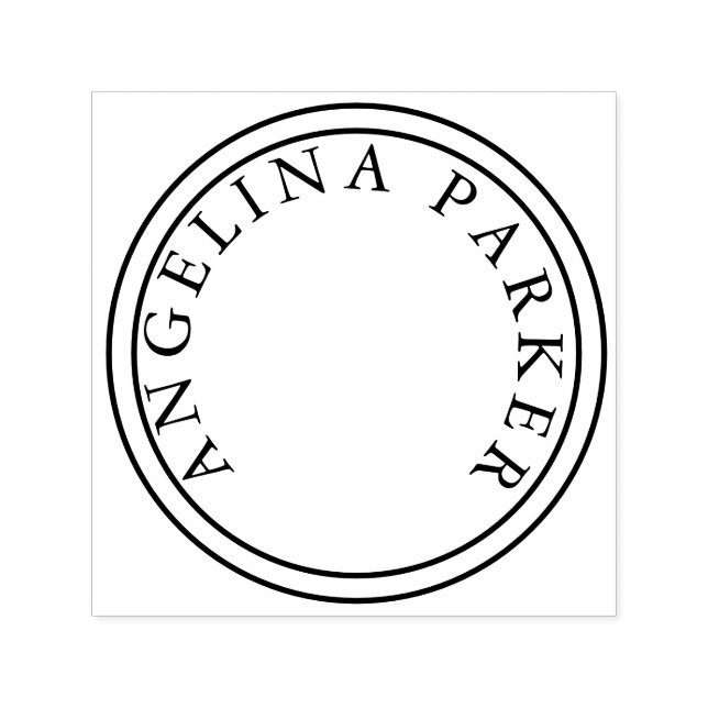 Einzigartig Modernes Minimalistisches Schlicht Permastempel (Design)