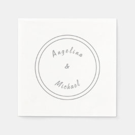 Einzigartig Modernes Minimalistisches Schlicht Serviette