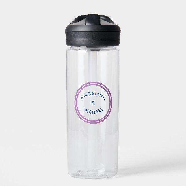 Einzigartig Modernes Minimalistisches Schlicht Trinkflasche (Vorderseite)