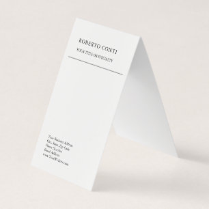 Einzigartig Modernes Schlichtes Minimalistisch Visitenkarten