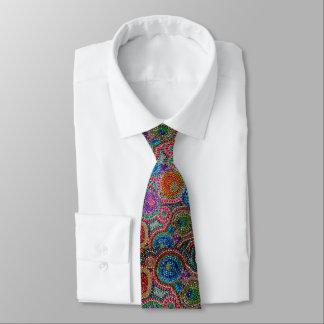 Einzigartig Rainbow Mardi Gras Bead Neck Tie Krawatte
