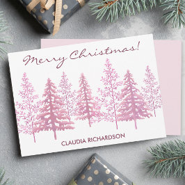 Einzigartig rosa Blütenbaum Weihnachten