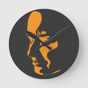 einzigartig runde wanduhr