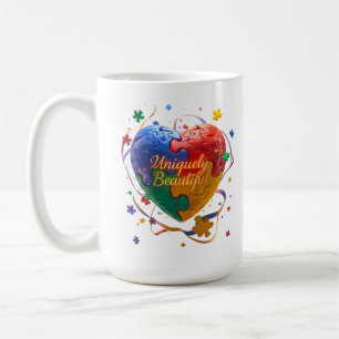 Einzigartig schön - Niedliches Autismus-Bewusstsei Kaffeetasse