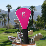 Einzigartig Stilvolle Monogramm Typografie Hot Pin Golf Headcover<br><div class="desc">Es geht um Sie mit diesem schönen Cover-Design des Golfkopfes, das eine elegante, stilvolle Darstellung Ihres Namens und Monogramms ist. Klassische Serifen und eine verziertere Skripttypografie verbinden sich in einer ausgewogenen Symmetrie. Die drei Elemente verschmelzen mit einer ausgeklügelten Harmonie und kreieren Ihr eigenes Markenlogo. Hier mit einem trendigen, heißen rosa...</div>