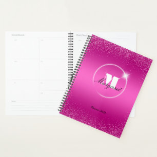 Einzigartig Trendy Glitzer Glam Luxury Girly Monog Planer