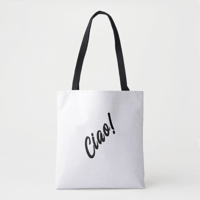 Einzigartig Trendy Italy Greeting Ciao Tasche (Vorderseite)