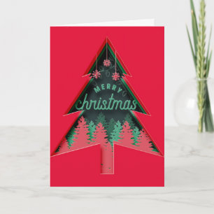 Einzigartige 3D-Weihnachtskarte