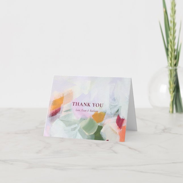 Einzigartige Abstrakte Kunst Vielen Dank (Vorderseite)