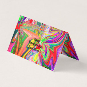 Einzigartige Abstrakte Marmorkarte