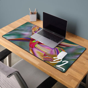 Einzigartige Abstrakte Marmormousepad Schreibtischunterlage