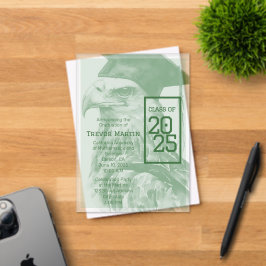 Einzigartige Ankündigung des Abschlusses Akryllisc