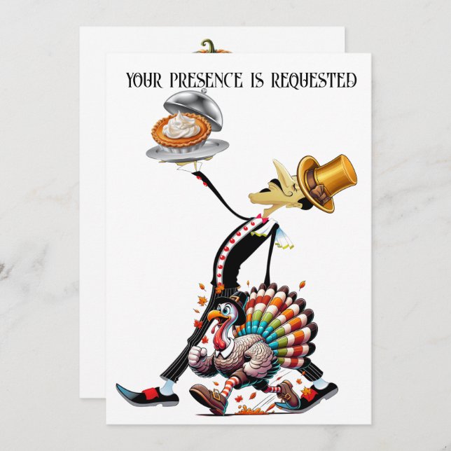 Einzigartige Ansammlung Einladung (Vorne/Hinten)