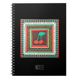 Einzigartige Art Notebook-Kirschen Notizblock