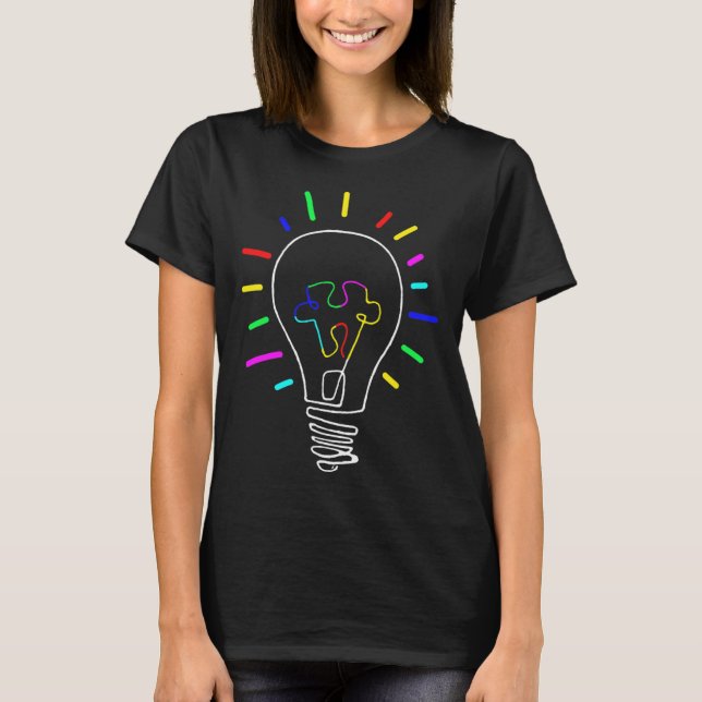 Einzigartige Autismus-Bewusstseinsbildung für Auti T-Shirt (Vorderseite)