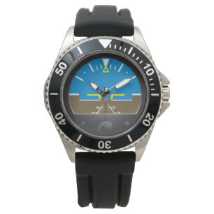 Einzigartige Aviatoruhr: Künstlicher Horizont  Armbanduhr