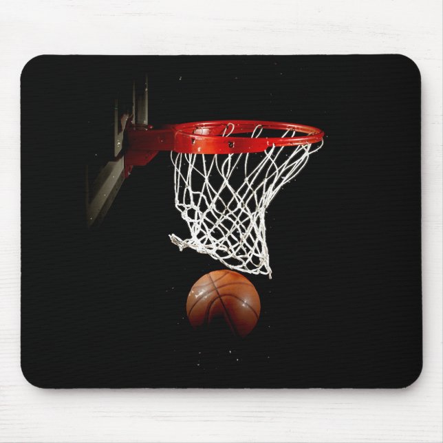 Einzigartige Basketball-Artwork-Mousepad Mousepad (Vorne)