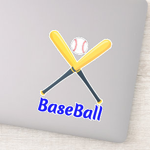 Einzigartige Bats & Balls (Sport) Baseball Aufkleber
