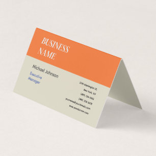 Einzigartige berufliche Design-Visitenkarte Visitenkarten