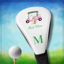 Einzigartige bezaubernde Mama Golf Cart Monogram