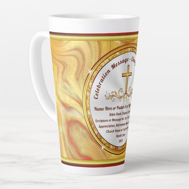 Einzigartige Christliche Geschenke, Personalisiert Milchtasse (Linke Ecke)