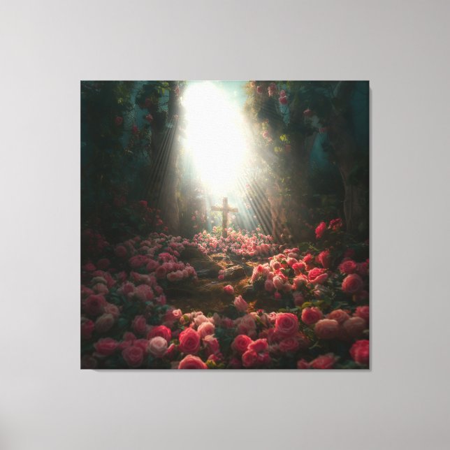 Einzigartige Christliche KreuzLeinwand für spiritu Leinwanddruck (Vorderseite)