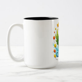 Einzigartige Clownschwan-Tasse - Ein lustiges Gesc Zweifarbige Tasse