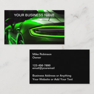 Einzigartige Coole Kfz-Visitenkarten Visitenkarte