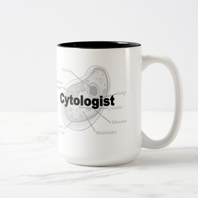 Einzigartige Cytologist-Geschenke Zweifarbige Tasse (Rechts)