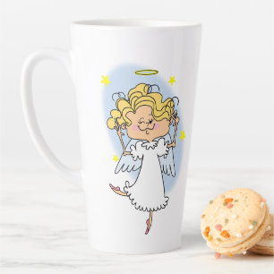 Einzigartige Dazzling Spirit Angel Latte Tasse