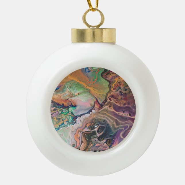 Einzigartige Designs von GalacticalWonders! Keramik Kugel-Ornament (Vorderseite)