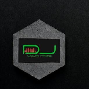Einzigartige DJ Business Card Visitenkarte