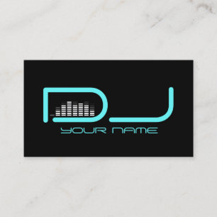 Einzigartige DJ Business Card Visitenkarte